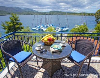 Marianthi Apartments, private accommodation in city Pelion, Greece - balcony sea view