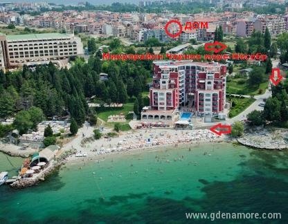 Апартамент на 20 м от плажа до хотел Мираж, частни квартири в града Nesebar, България - плаж