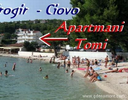 Trogir (Insel Ciovo) Apartments und Zimmer am Meer und Strand, Privatunterkunft im Ort Trogir, Kroatien - Trogir Čiovo Apartmani Tomi