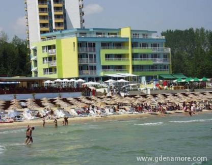 Hotel na plaži u novom dijelu Nessebar, ενοικιαζόμενα δωμάτια στο μέρος Nesebar, Bulgaria