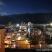 Apartman sa pogledom na more, privatni smeštaj u mestu Budva, Crna Gora - Pogled iz spavace sobe nocu
