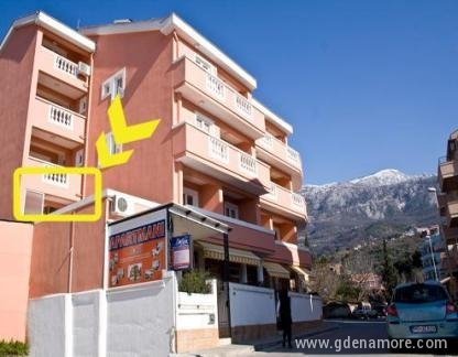 APARTMANI SOFIJA, Jednosoban apartman nr.5, privatni smeštaj u mestu Bečići, Crna Gora - 557109-447