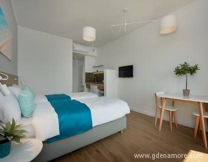 Apart Hotel Larimar, Δίκλινο Comfort Δωμάτιο με 2 μονά κρεβάτια και θέα στη θάλασσα, ενοικιαζόμενα δωμάτια στο μέρος Bečići, Montenegro - _Бечичи_5э_44