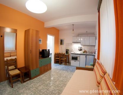 SEAVIEW Apartment-Hotel, частни квартири в града Nea Potidea, Гърция - Livingroom with kitchen