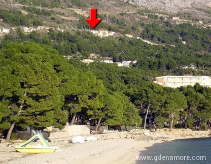 Jozo Staničić, ενοικιαζόμενα δωμάτια στο μέρος Brela, Croatia - Pogled s mora