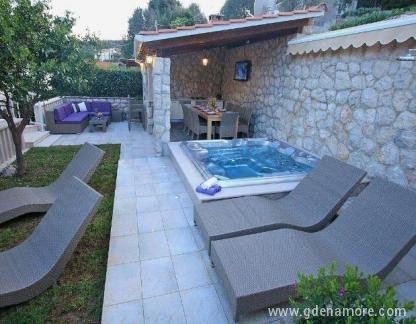 Dubrovnik Villa Zaton, Privatunterkunft im Ort Dubrovnik, Kroatien - Longue pool terasse