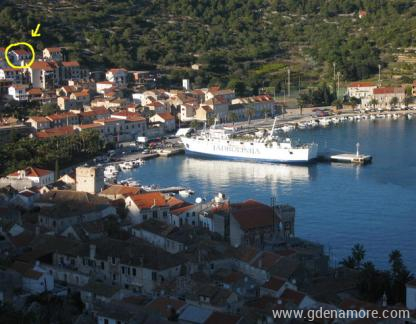 Leiligheter Svilicic, privat innkvartering i sted Vis, Kroatia - lokacija objekta